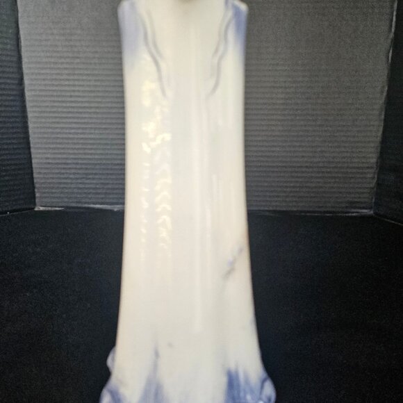 Vintage Cramer Mold Handmade Art Pottery Pitcher Vase Transferware 9.5" Tall - Picture 5 of 10